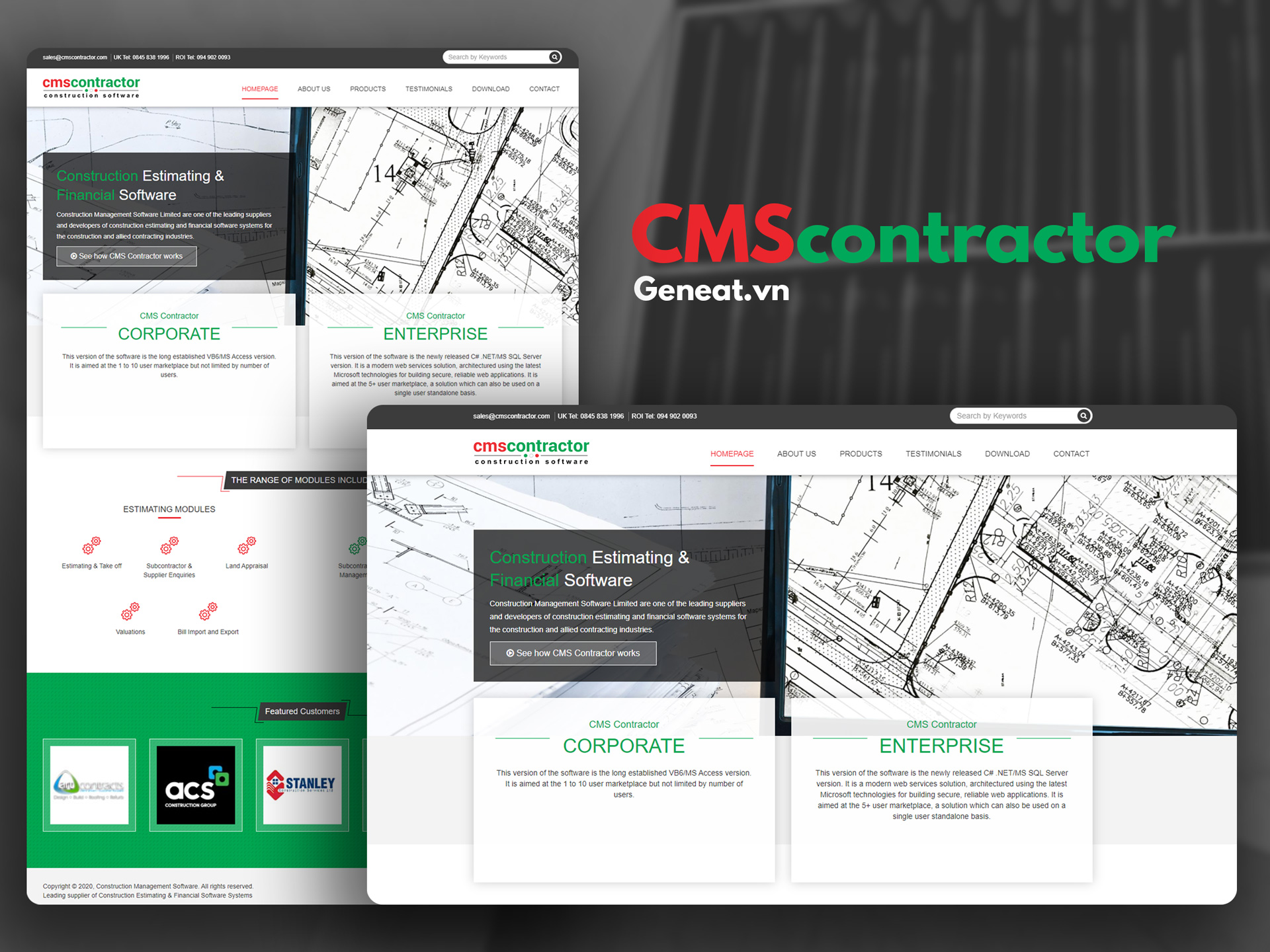 CMS Contractor Website