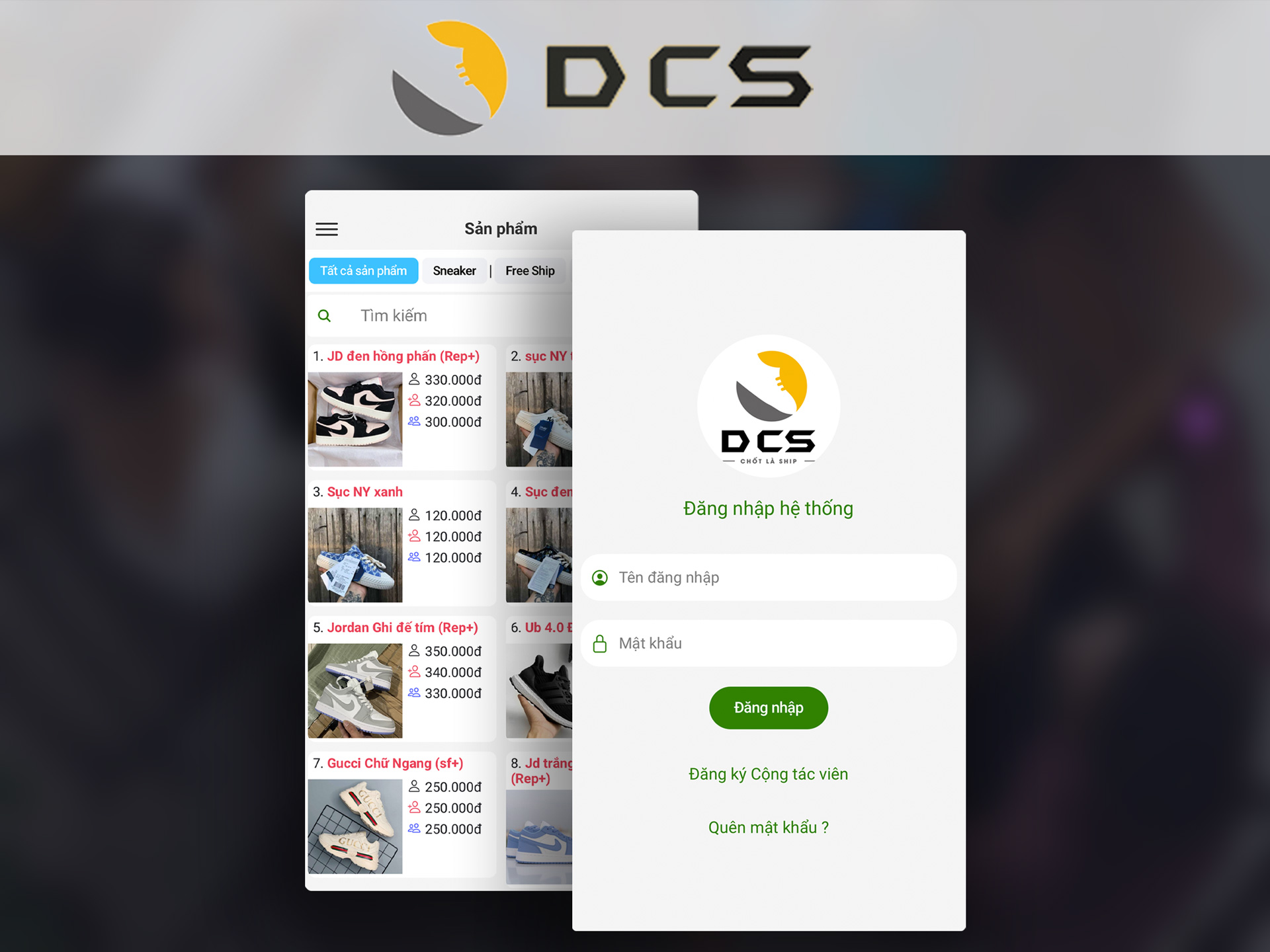 DCS – nền tảng ứng dụng di động tối ưu hóa quản lý bán hàng và mạng lưới cộng tác viên