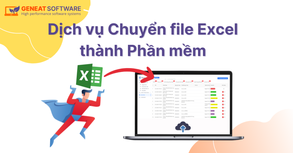 Dich vu chuyen file excel thanh phan mem