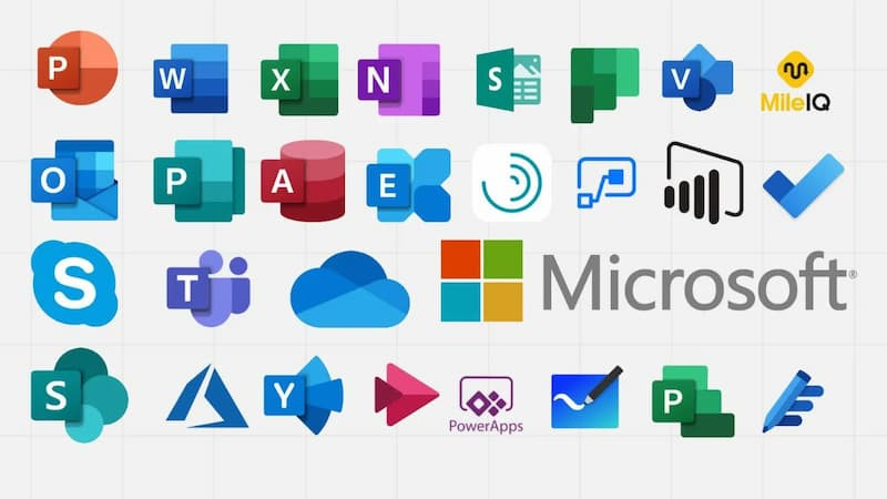 Một số phần mềm ứng dụng của Microsoft