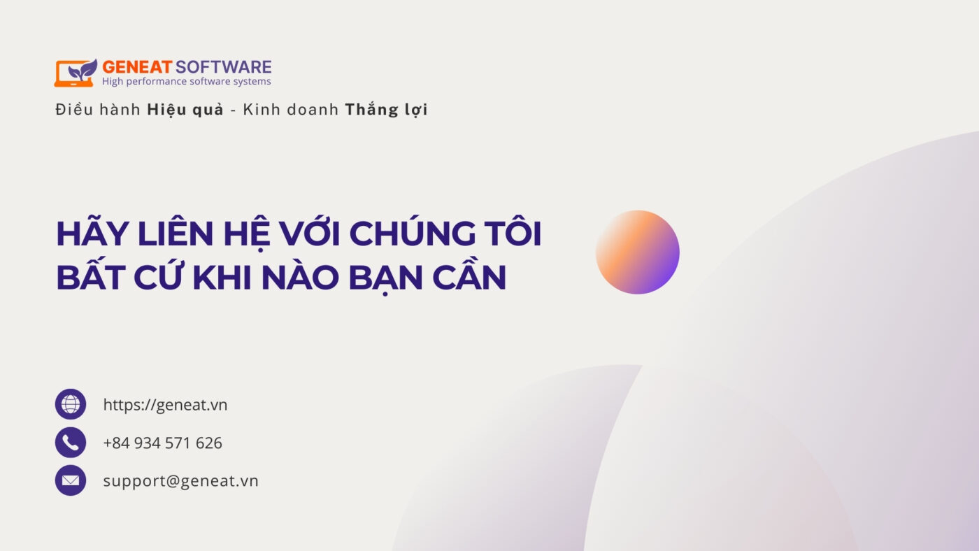 liên hệ với Geneat Software