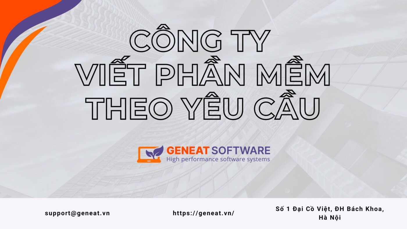 Công ty viết phần mềm theo yêu cầu