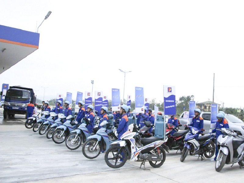 Đội xe vận chuyển Petrolimex Gas